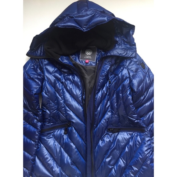 Vince Camuto quilted puffer jacket, midnight blue - Picture 4 of 8